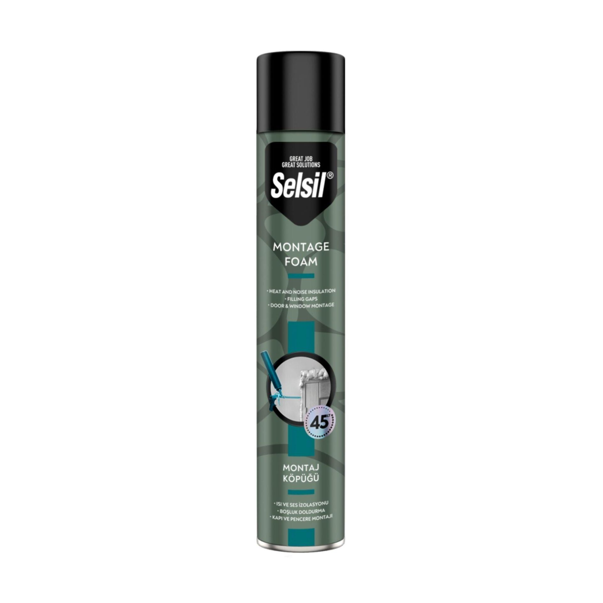 Selsil Pu Montaj Köpüğü 750 Ml / 845 gr