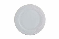 Porland Frilly Beyaz 24 Parça 6 Kişilik Yemek Takımı