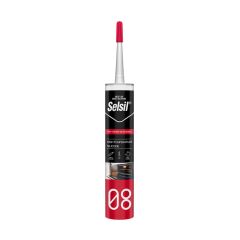 SELSIL 08 RTV YUKSEK ISI SILIKONU 280 ML KIRMIZI