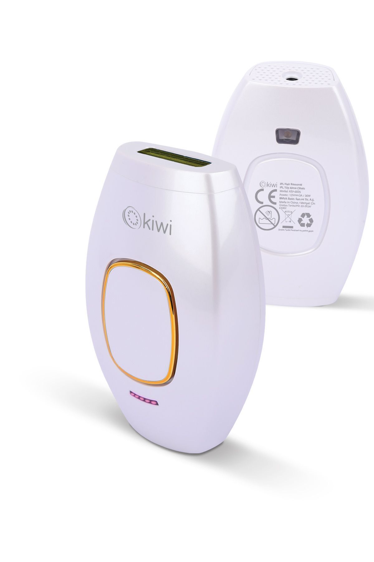 Kiwi Ipl 6835 Lazer Epilasyon Tüy Alma Cihazı Otomatik Yüz,vücut,hassas Bölge Kullanımı 500.000 Atım