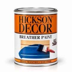 Hemel Hickson Decor Breather Paint Polar White 1 Litre