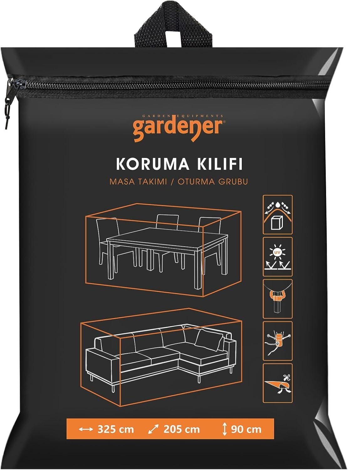 Gardener GRDC Serisi Masa Takımı Koruma Örtüsü / Kılıfı PE