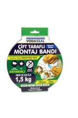 Vodaseal Çift Taraflı Montaj Bandı 19 mm X25 mt