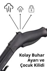 Kiwi Ksc-4255 Çok Fonksiyonlu Buharlı Temizleyici - Buharlı Temizlik Makinası