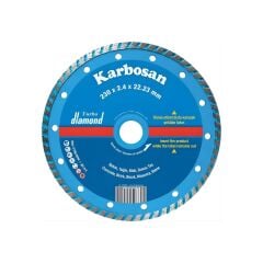 Karbosan 230x2.4x22 Turbo Elmas Kesici