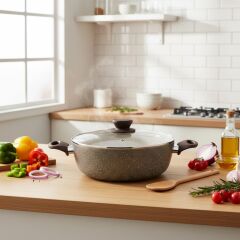 Polochef Panamera Granit Ezme Derin Tencere 22 CM