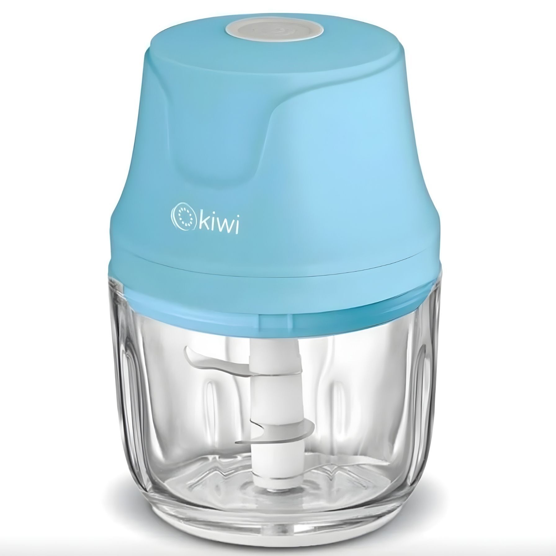 Kiwi 3 Bıçaklı Şarjlı Cam Gıda Doğrayıcı Kc-8204