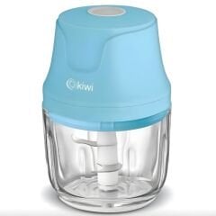 Kiwi 3 Bıçaklı Şarjlı Cam Gıda Doğrayıcı Kc-8204