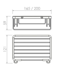 Kare Banyo Dikdörtgen Süngerlik 20x11 Tekli
