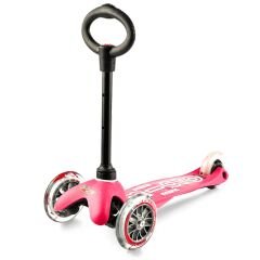 Micro Mini 3in1 Deluxe 3 Tekerlekli Scooter Pink Pembe - 1+ Yaş