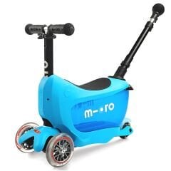Micro Mini2go Deluxe Plus 3 Tekerlekli Scooter Blue