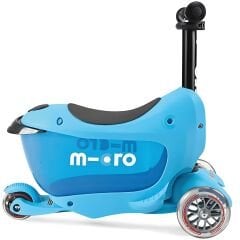 Micro Mini2go Deluxe Plus 3 Tekerlekli Scooter Blue