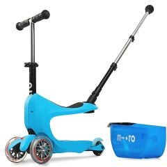 Micro Mini2go Deluxe Plus 3 Tekerlekli Scooter Blue