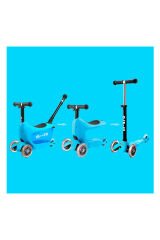 Micro Mini2go Deluxe Plus 3 Tekerlekli Scooter Blue Mavi