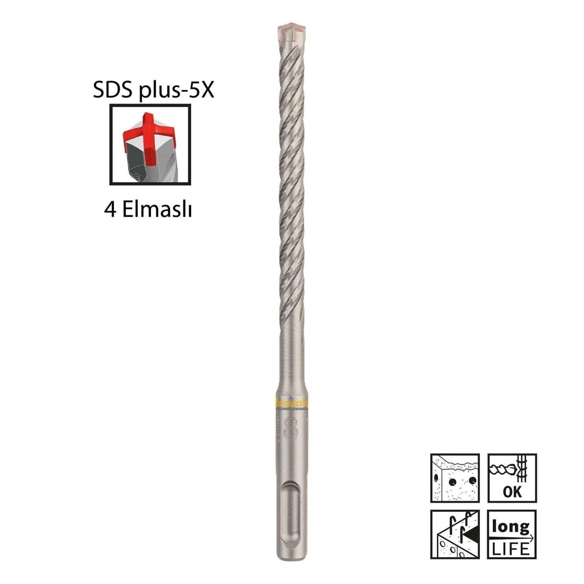 Bosch Pro SDS Plus-5X 8x160mm Matkap Ucu