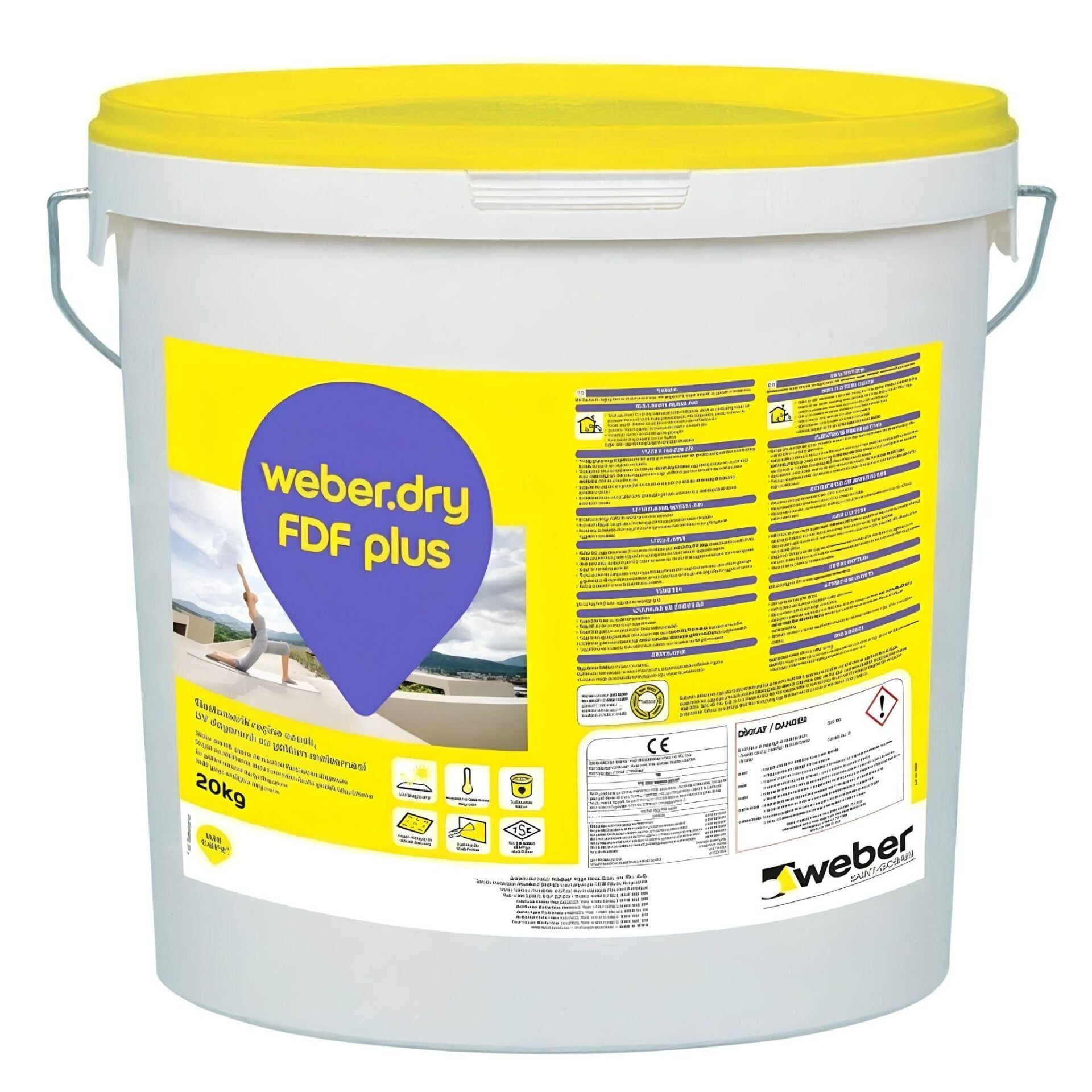 Weber Dry FDF Plus Beyaz 20 Kg Likit Membran