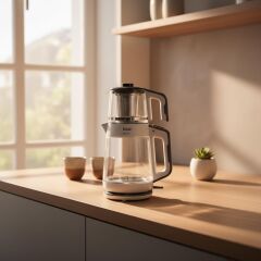 Fakir Bestea Çay Makinesi Beyaz-Gri