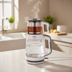 Fakir Bestea Çay Makinesi Beyaz-Gri