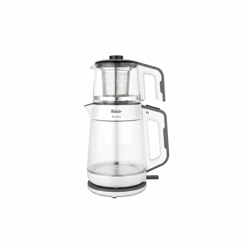 Fakir Bestea Çay Makinesi Beyaz-Gri