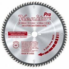 KENİTO Alüminyum Kesme Testeresi Bıçağı 350 x 32 x 3.4 x 3.4 mm 112 Diş