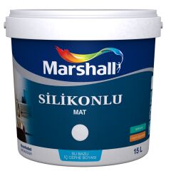 Marshall Su Bazlı Silikonlu Mat Beyaz Boya 7.5 LT