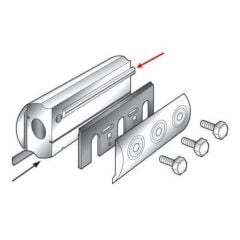 Rox 5383 Jilet Tipi Planya Bıçağı 82mm 2'li Takım