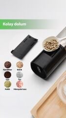 KIWI KSPG 4852 Otomatik Kahve & Baharat Öğütücü - Şarjlı