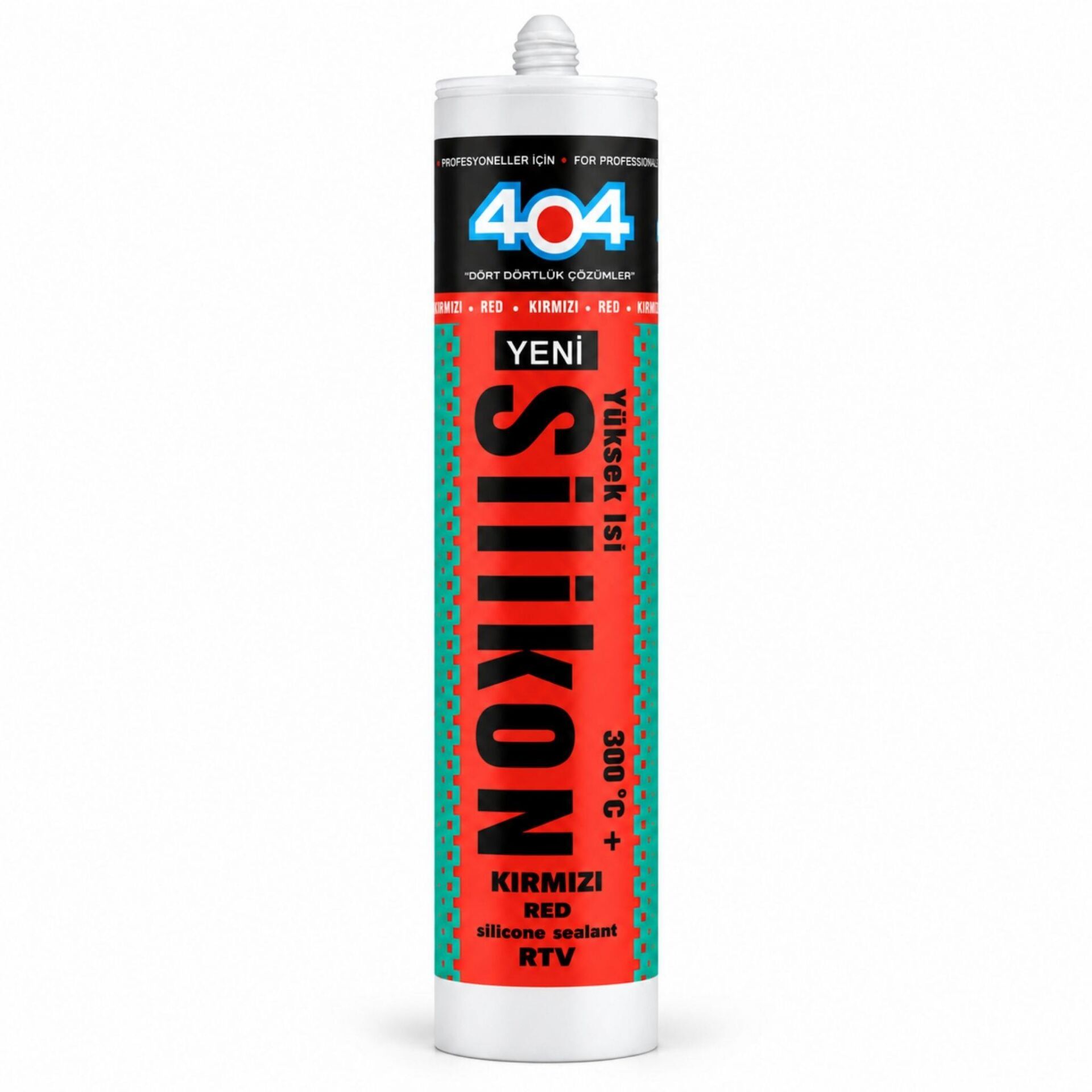 404 RTC Yüksek Isı Silikonlu Sıvı Conta Kırmızı 280 GR