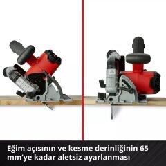 Einhell TE-CS 18/190 Li BL - Solo, Kömürsüz Akülü Daire Testere