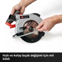 Einhell TE-CS 18/190 Li BL - Solo, Kömürsüz Akülü Daire Testere