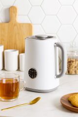 Brillant Spectrum Vintage Digital Kettle Su Isıtıcısı 1.7 Lt 1500W Dokunmatik Beyaz