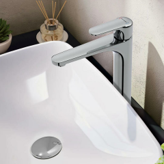 Vitra Root Round Lavabo Bataryası Çanak Krom