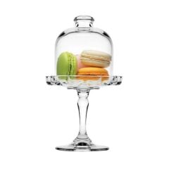 Paşabahçe Patisserie Ayaklı Kapaklı Servis Tabağı