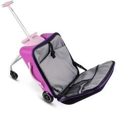 Micro Ride On Luggage Eazy Violet Scooter Bavul