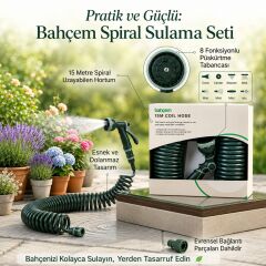 Bahçem Spiral Garden Hortum Premium 1/2 '' 15 mt