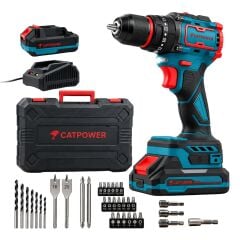 CAT1050 Catpower Darbeli Akülü Vidalama + 70 Parça Aksesuar Seti