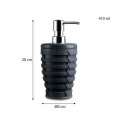Primanova Palm Gri Sıvı Sabunluk 410 ml | Şık Sabunluk