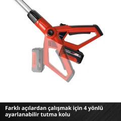 Einhell GE-HC 18 Li T - Solo, Akülü Yüksek Dal ve Çit Budama (Akü Hariç)