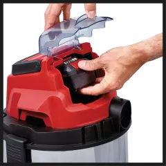 Einhell TC-VC 18/20 Li S - Solo, Akülü Islak/Kuru Süpürge (Akü Hariç)