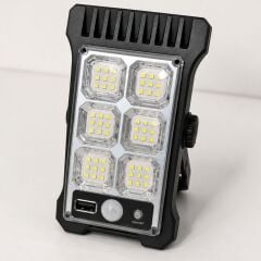 Leva Solar Şarjlı Hareket Sensörlü LED Lamba