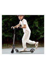 Micro 2 Tekerlekli Scooter Sprite LED Neochrome Black Siyah - 6+ Yaş