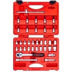 İzeltaş 3/8” Altı Köşe Lokma Anahtar Ve Lokmalı Allen Set 35 Parça - 14000005135