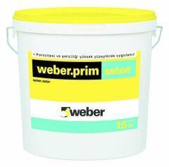 Weber Prim Saten 15 Lt. Alçı Üzeri  Astar