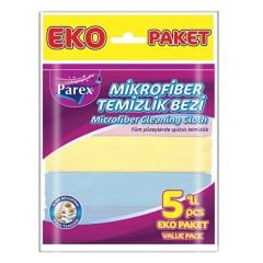 PAREX MIKROFIBER TEMIZLIK BEZI 5LI (ORT)