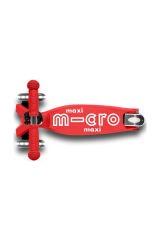 Micro Maxi Scooter Deluxe Foldable 3 Tekerlekli Scooter LED Red