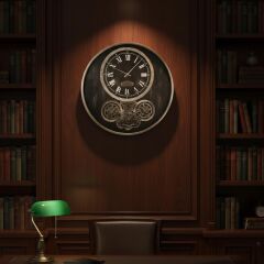 Panalı PNL-SA2064 Çarklı Duvar Saati 59 CM