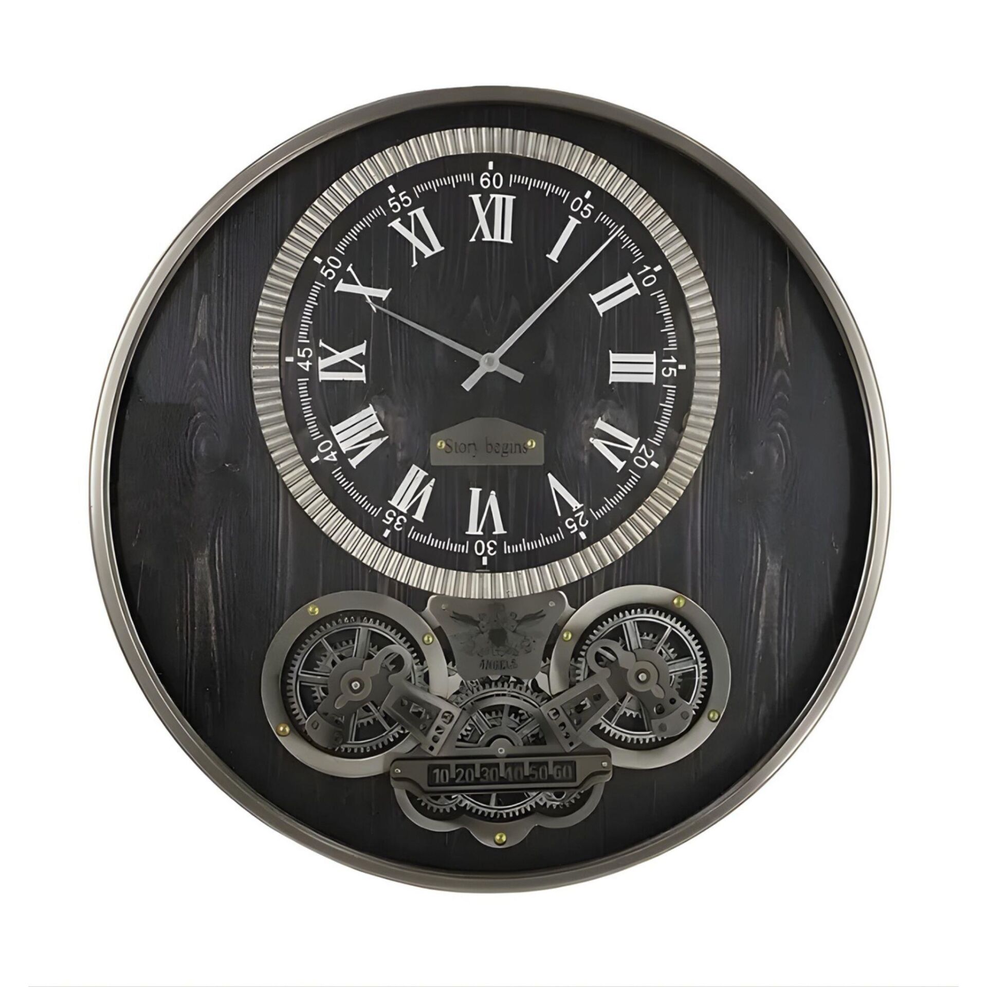 Panalı PNL-SA2064 Çarklı Duvar Saati 59 CM