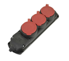 Ayka Trifaze 3x25 Kauçuk Topraklı Erkek Fiş