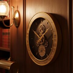 Panalı PNL-SA2053 Çarklı Duvar Saati 59 CM