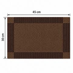 UN 900-K Amerikan Servisi Seti Kahverengi 30 x 45 cm